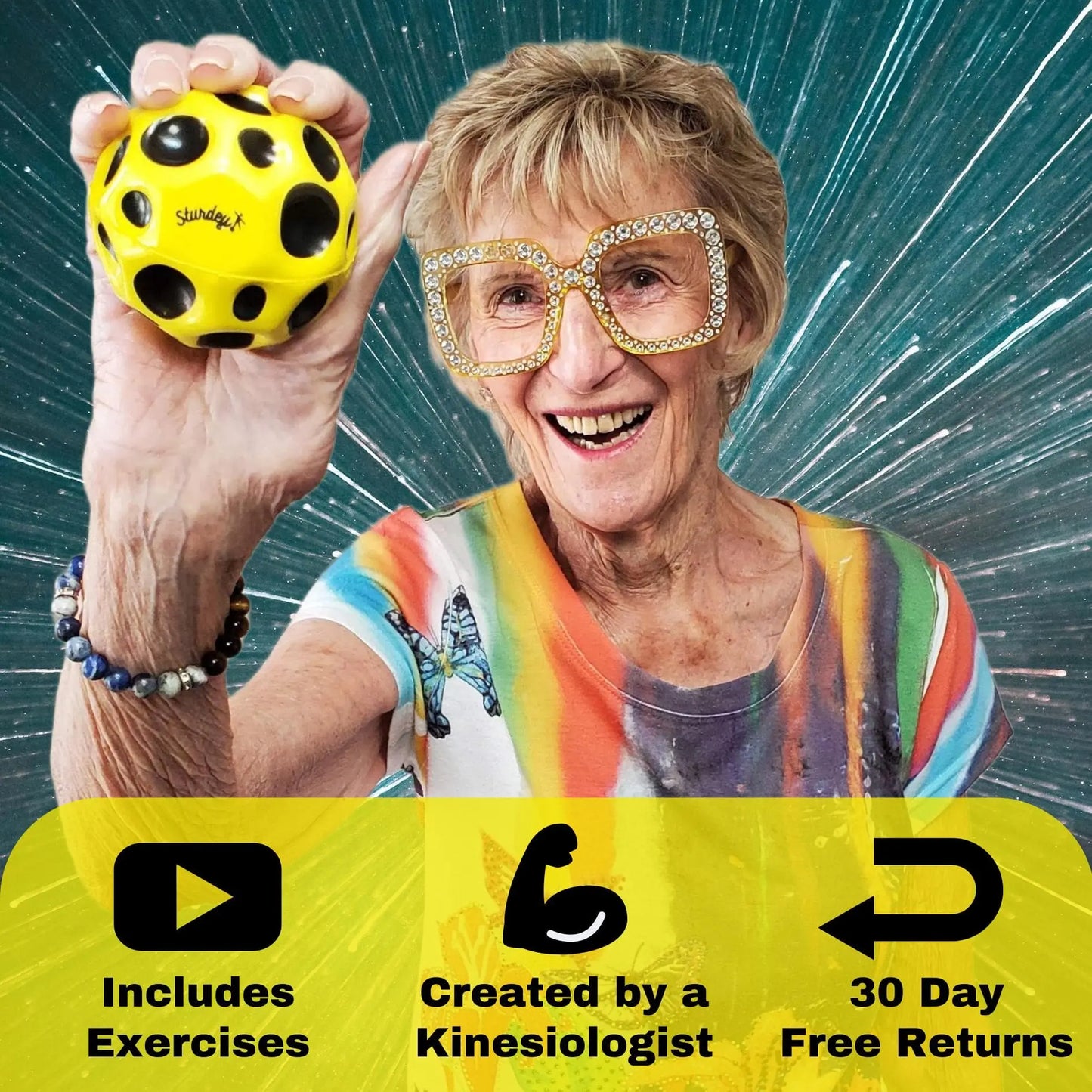 15 Sturdey Reaction Balls + Coache's Manual