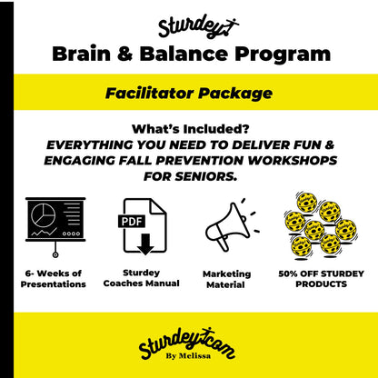 Deliver Sturdey's Brain & Balance Program For Falls Resiliency
