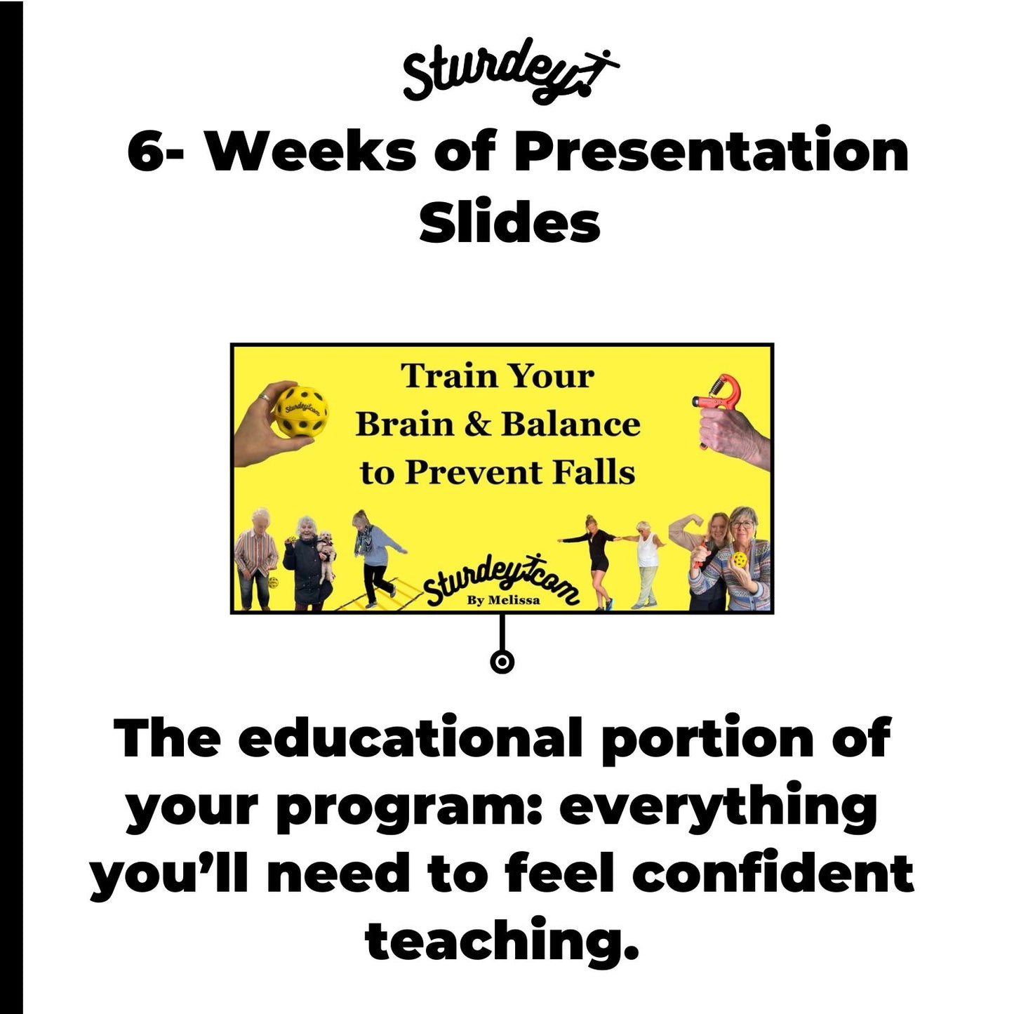 Deliver Sturdey's Brain & Balance Program For Falls Resiliency