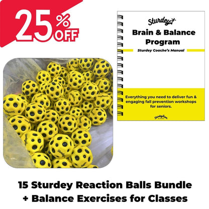 15 Sturdey Reaction Balls (for classes)
