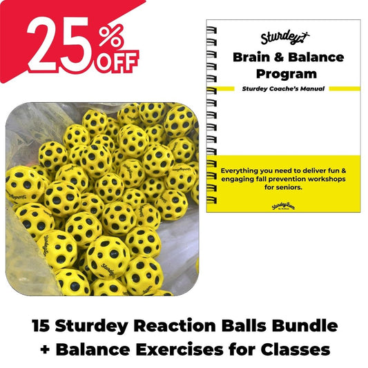 15 Sturdey Reaction Balls (for classes)