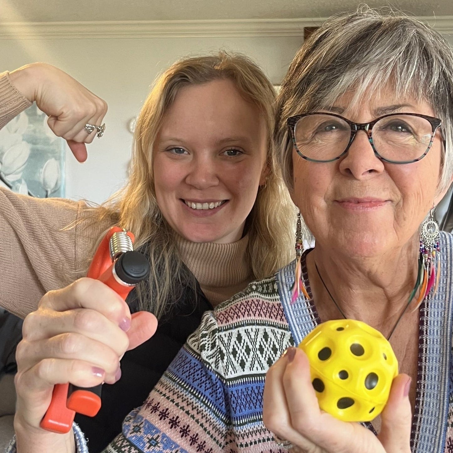 Grippey Hand Strengthener + Video - Guided Exercises - Sturdey for Seniors senior balance training