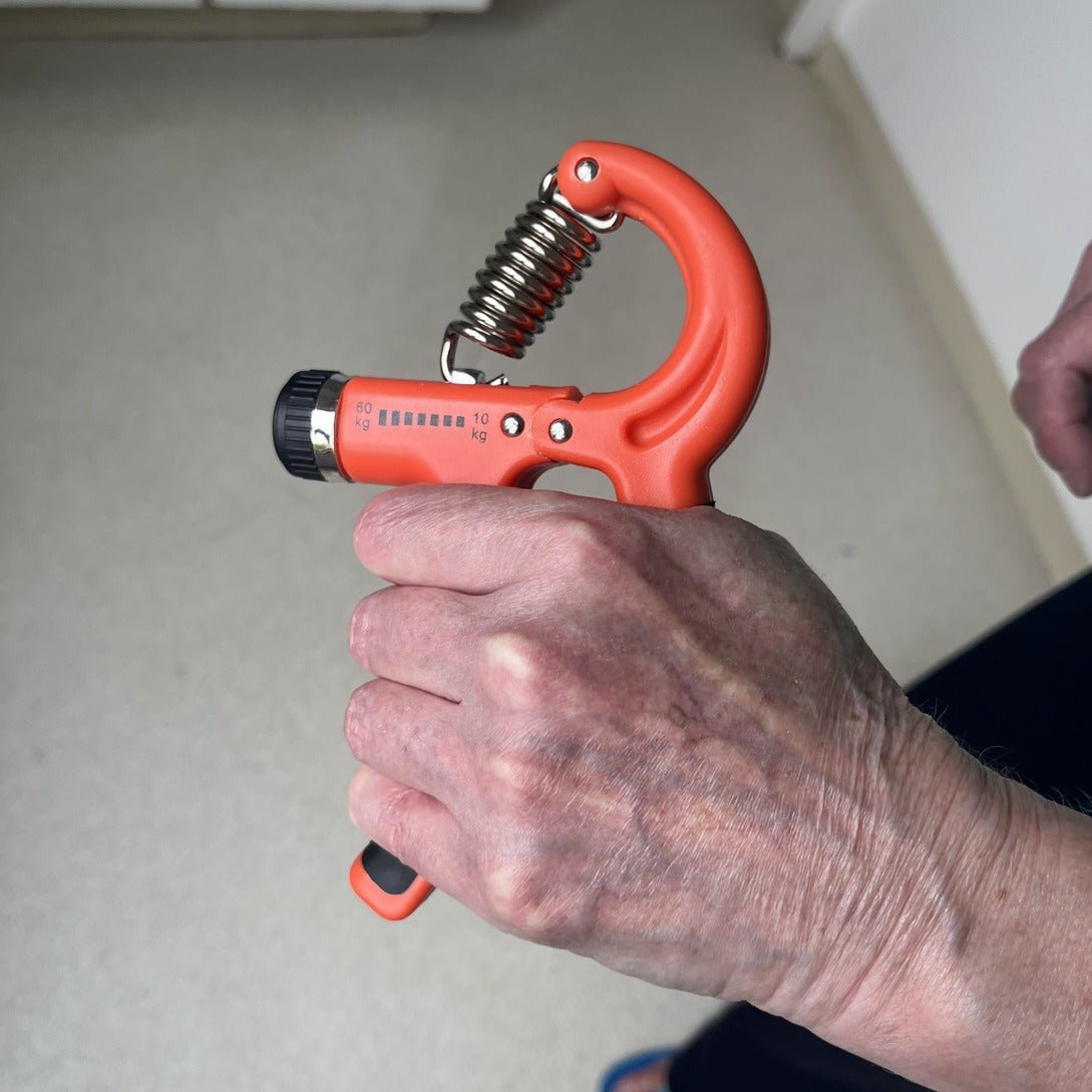 Grippey Hand Strengthener + Video - Guided Exercises - Sturdey for Seniors senior balance training