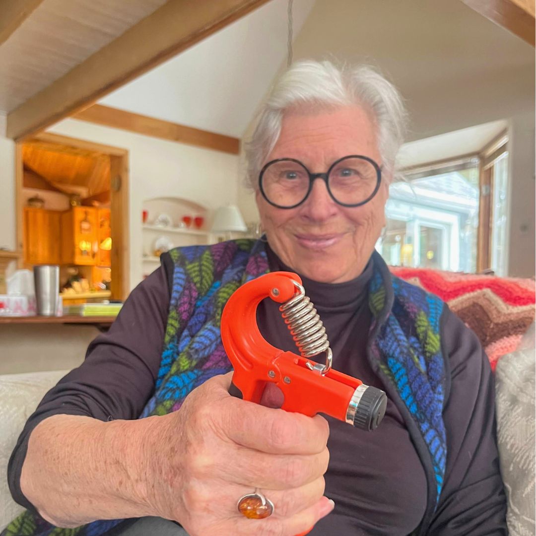 Grippey Hand Strengthener + Video - Guided Exercises - Sturdey for Seniors senior balance training