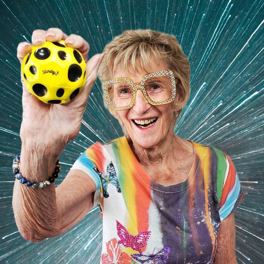 Sturdey Reaction Ball + Expert Guided Exercises - Sturdey for Seniors senior balance training