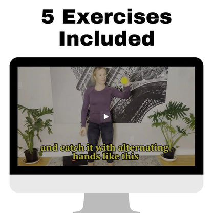 Sturdey Reaction Ball + Expert Guided Exercises - Sturdey for Seniors senior balance training